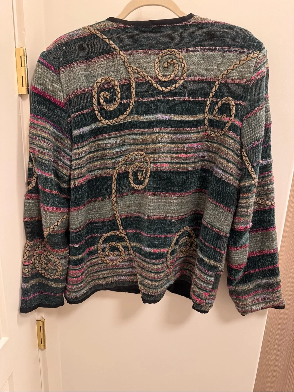 Vintage Julia‎ Kim silk blend “Art to Wear” jacket